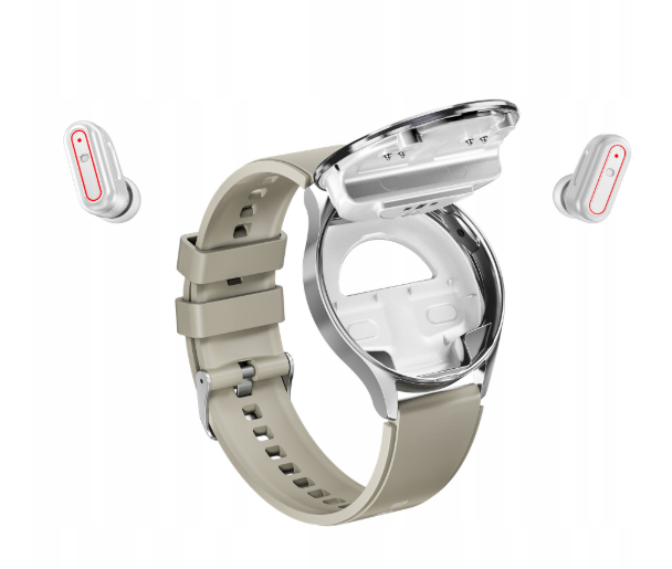 Zegarek z wbudowanymi słuchawkami Bluetooth, NFC i funkcjami sportowymi
