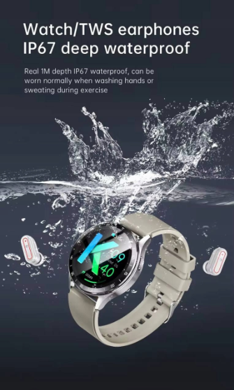 Zegarek z wbudowanymi słuchawkami Bluetooth, NFC i funkcjami sportowymi