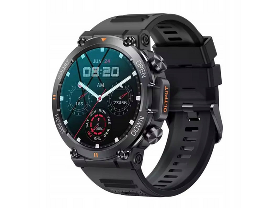 SmartHealth Pro 1.39 – zielony zegarek z monitorem zdrowia i Bluetooth